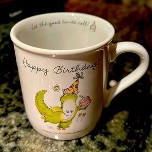 VTG Hallmark Rimshots :Happy Birthday Dragon Mug, 1985